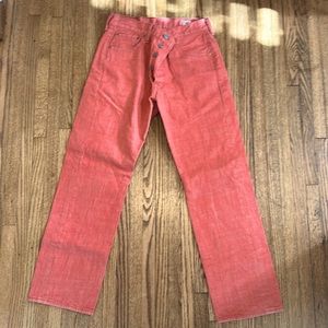 Levi’s jeans White Oak Cone Denim in rust waist 28” Levi Strauss 501
